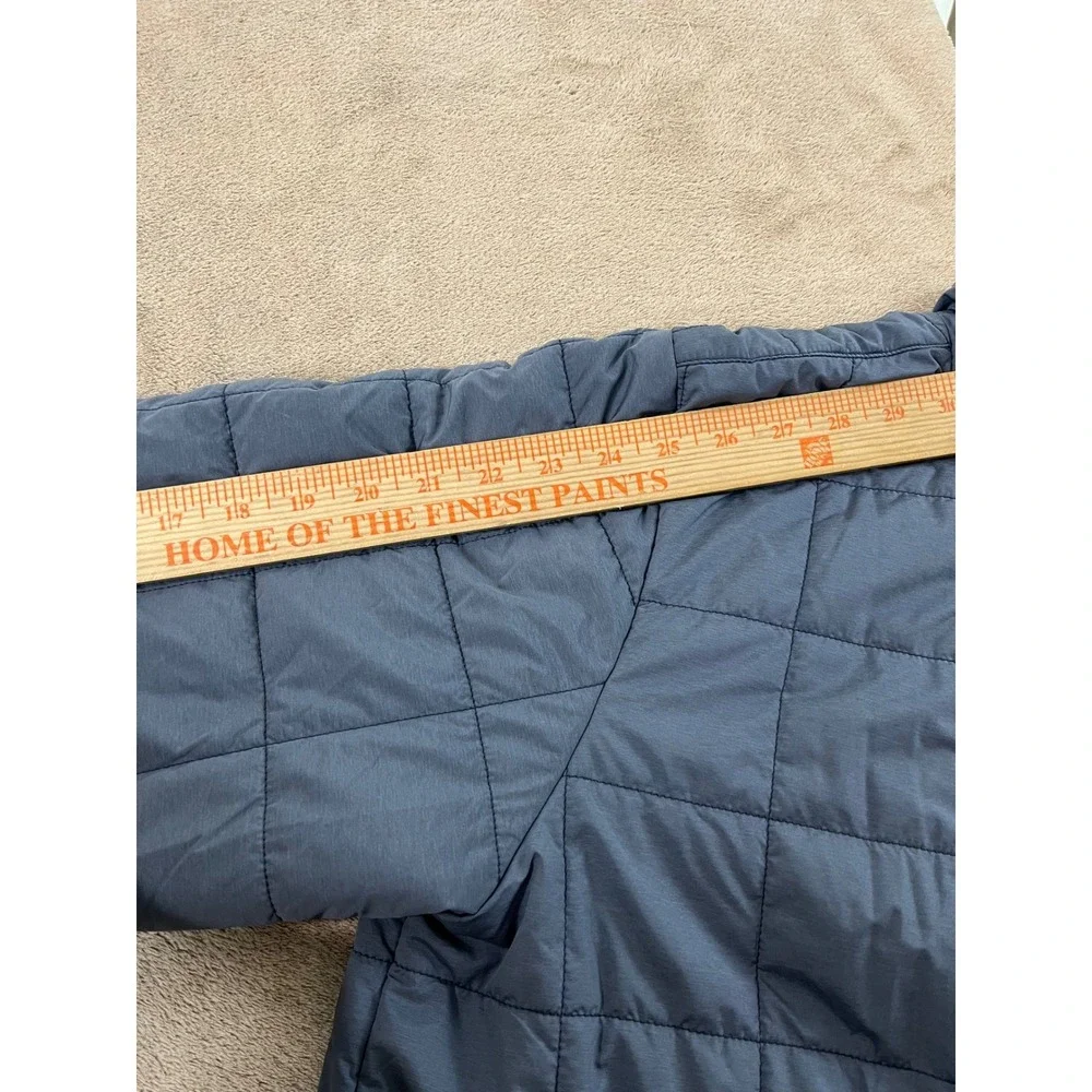 The North Face Junction Insulated Jacket Men's M Gray Mock Neck Long Sleeve EUC